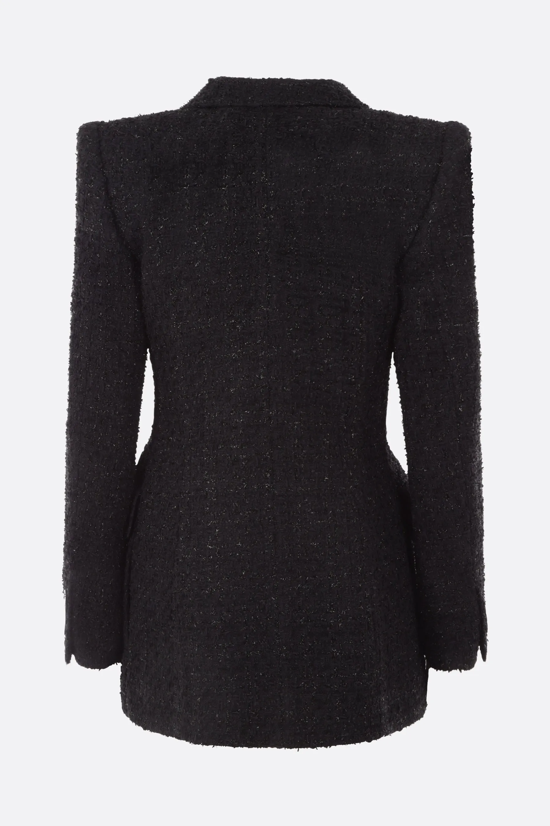  giacca doppiopetto in tweed  