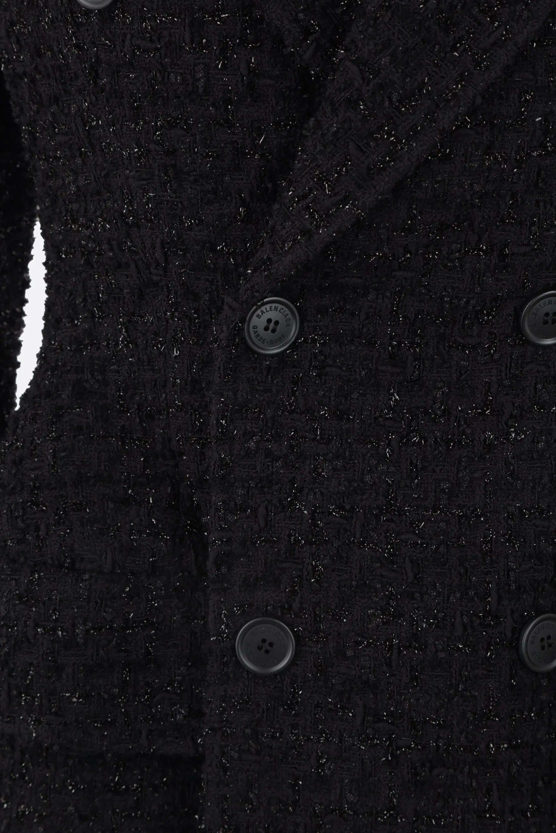  giacca doppiopetto in tweed  