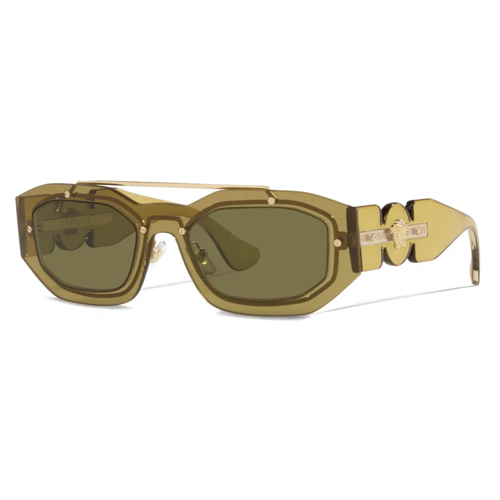 Versace - Occhiale da Sole Medusa Biggie - Verde - Occhiali da Sole - Versace Eyewear